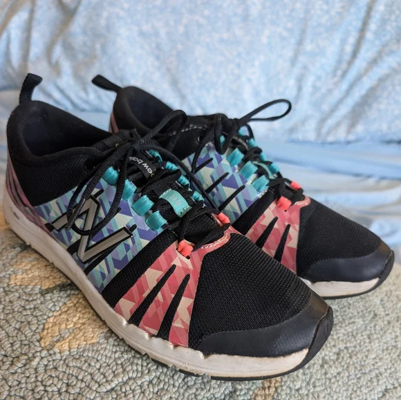 Super Cute New Balance Cush Walking Shoes, 9B, Colorful, Replaced Insoles, GUC - Picture 1 of 11